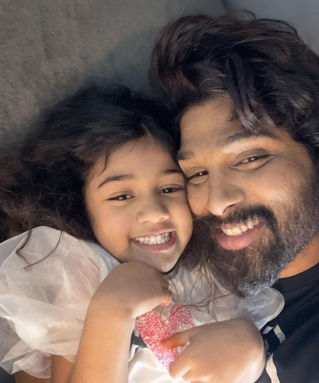 Allu Arha
Allu Arha is Allu Arjun and Sneha Reddy's daughter. She made her acting debut with Samantha Ruth Prabhu's Shaakuntalam. The little one played the role of King Bharat